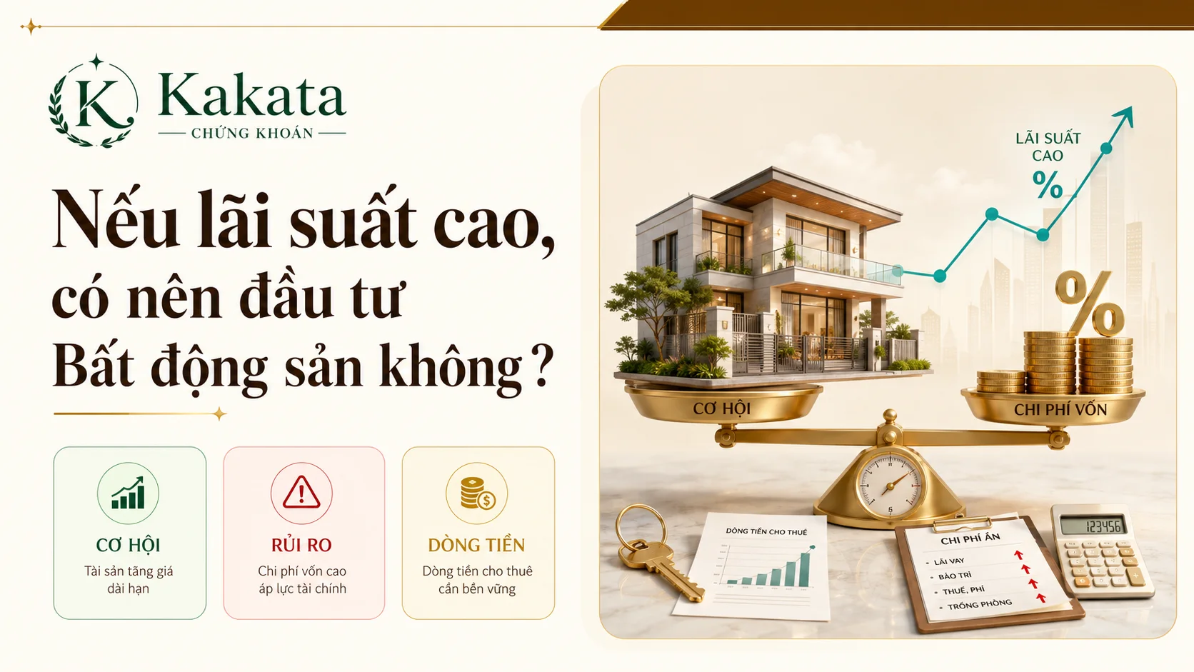 Nếu lãi suất đang cao, có nên đầu tư bất động sản không ?