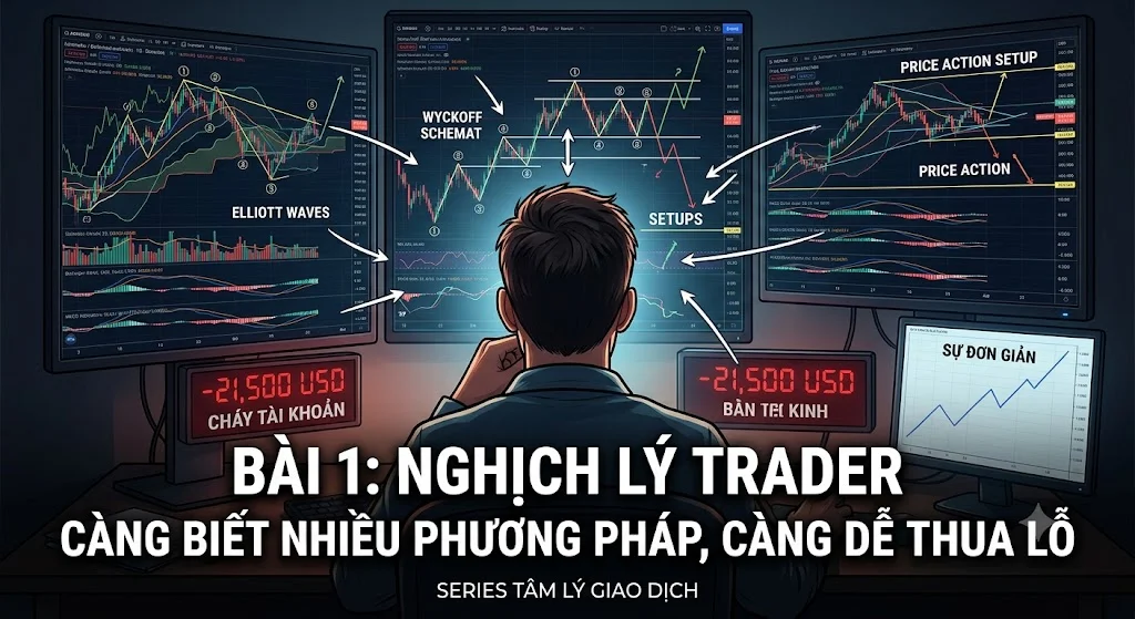Nghịch lý trader: Càng biết nhiều phương pháp, càng dễ thua lỗ