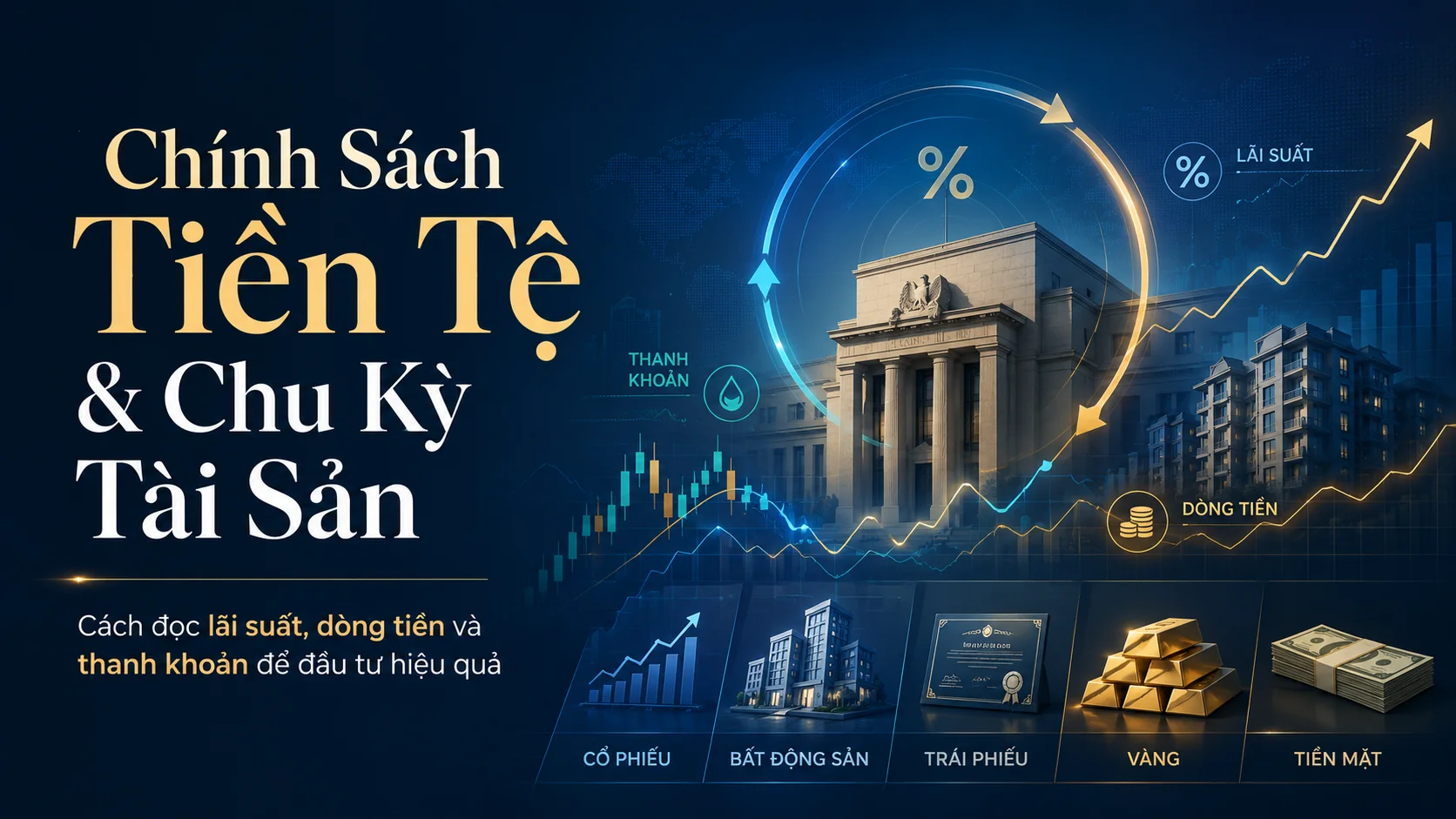 Từ Lãi Suất Đến Cổ Phiếu: Cách Dòng Tiền Tạo Ra Một Chu Kỳ Tăng Giá