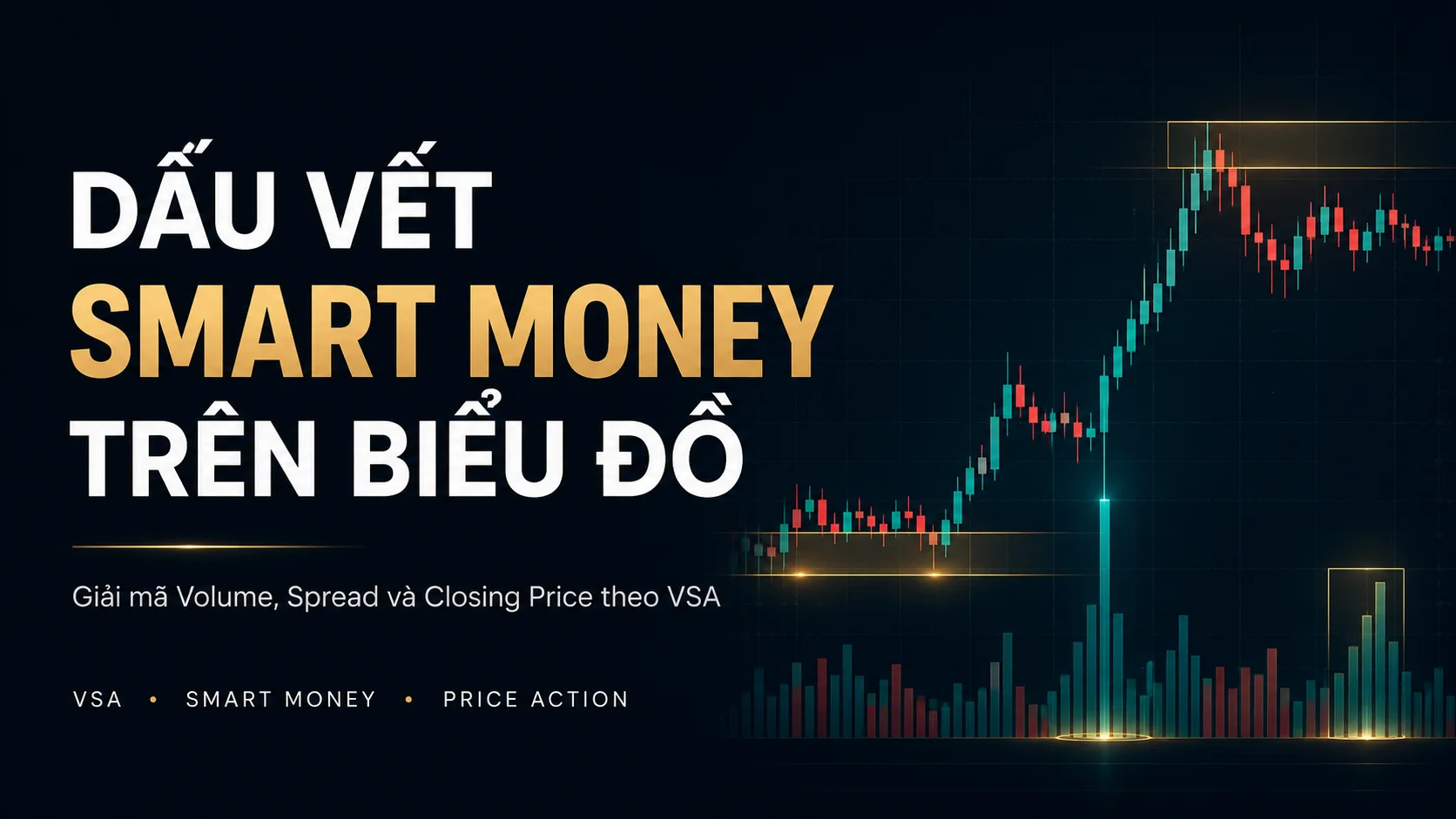 VOLUME LÀ TIẾNG ỒN, SPREAD LÀ KẾT QUẢ, CLOSING PRICE LÀ PHÁN QUYẾT