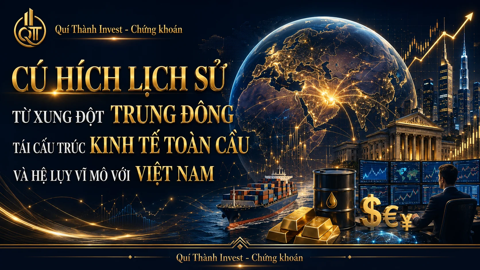 Cú Hích Lịch Sử Từ Xung Đột Trung Đông: Tái Cấu Trúc Kinh Tế Toàn Cầu Và Những Hệ Lụy Vĩ Mô Sâu Sắc Với Việt Nam