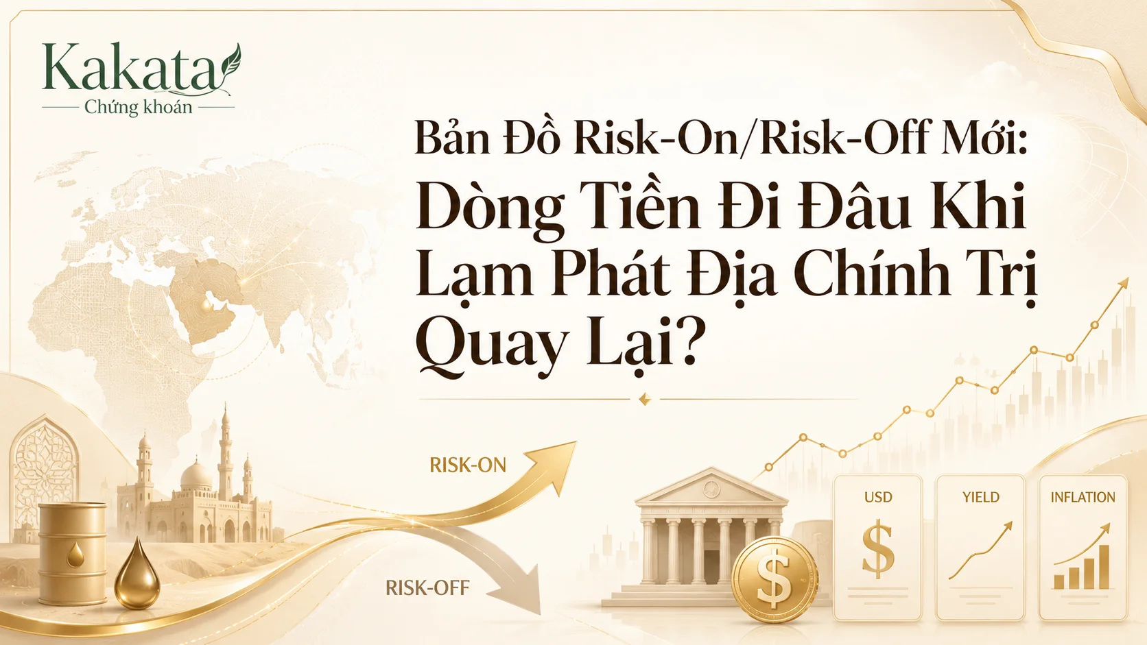 Bản Đồ Risk-On/Risk-Off Mới: Dòng Tiền Đi Đâu Khi Lạm Phát Địa Chính Trị Quay Lại?
