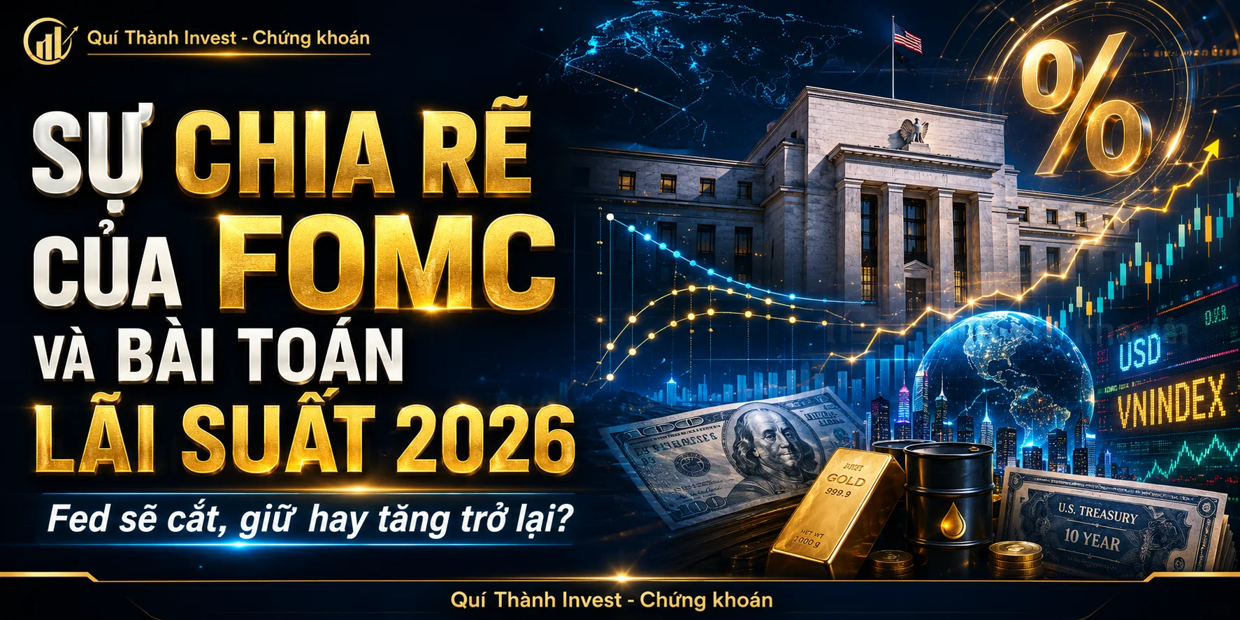 SỰ CHIA RẼ CỦA FOMC VÀ BÀI TOÁN LÃI SUẤT 2026