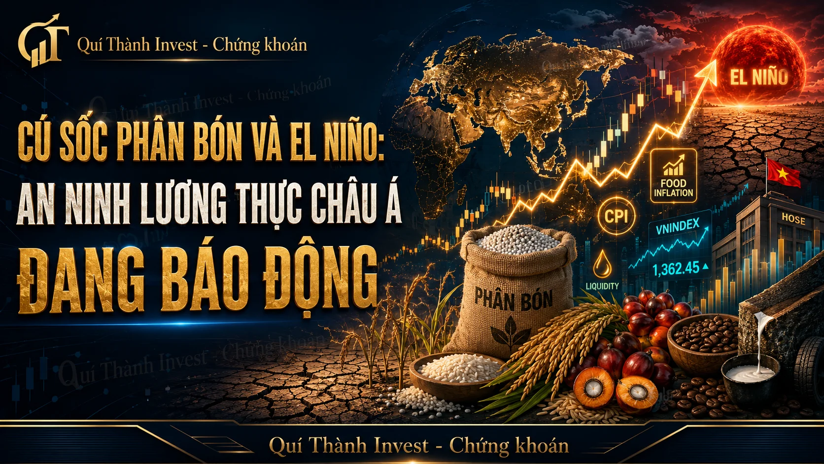 CÚ SỐC PHÂN BÓN VÀ EL NIÑO: AN NINH LƯƠNG THỰC CHÂU Á ĐANG BÁO ĐỘNG