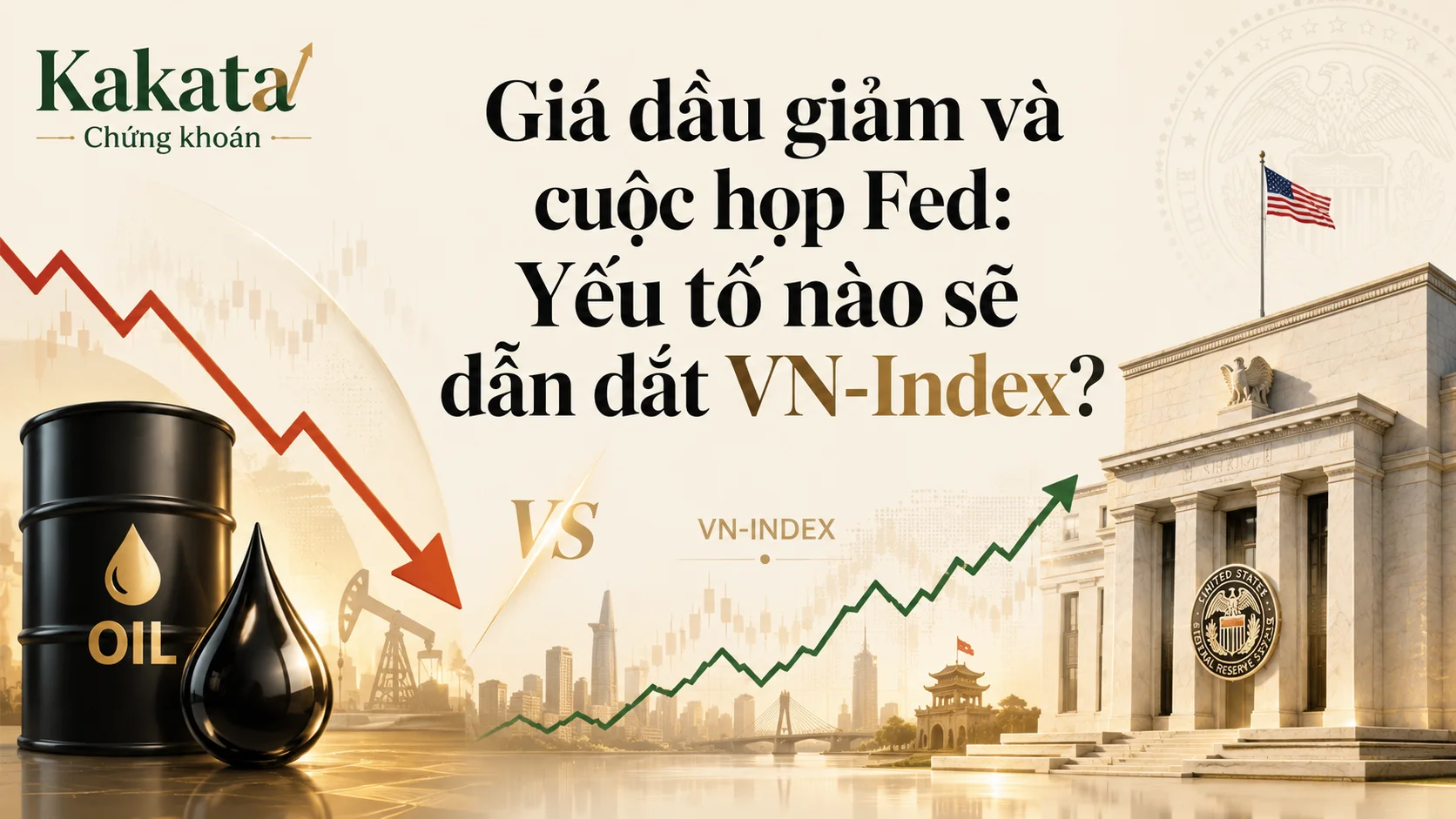 Giá dầu giảm có đủ giúp chứng khoán Việt Nam tăng?